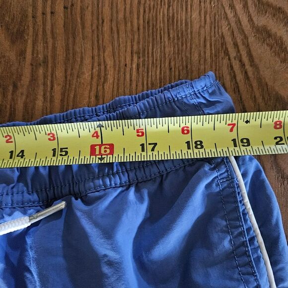 Nautica Men’s XXL W38 Blue Elastic Waist Swim Shorts Lined with Pockets - Picture 3 of 9